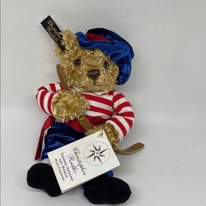 Christopher Radko Teddies Around The World "Luca" Plush Ornament